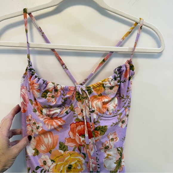 SEAFOLLY Paradise Garden Underwire One-Piece multi color size 12 - Picture 3 of 8